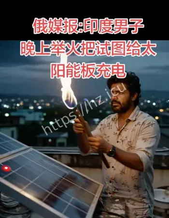 印度举火把充电